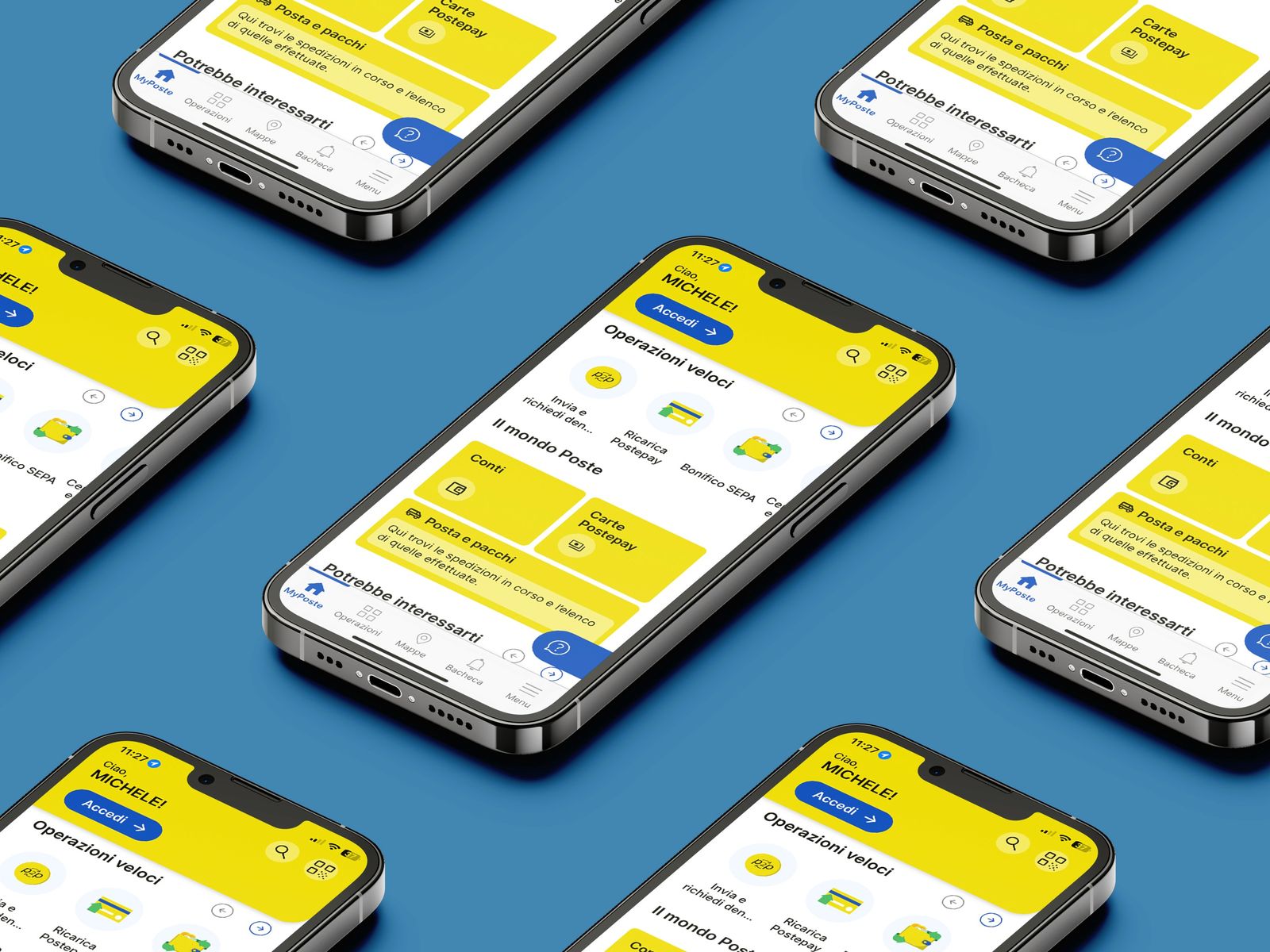 App Poste Italiane: Cockpit