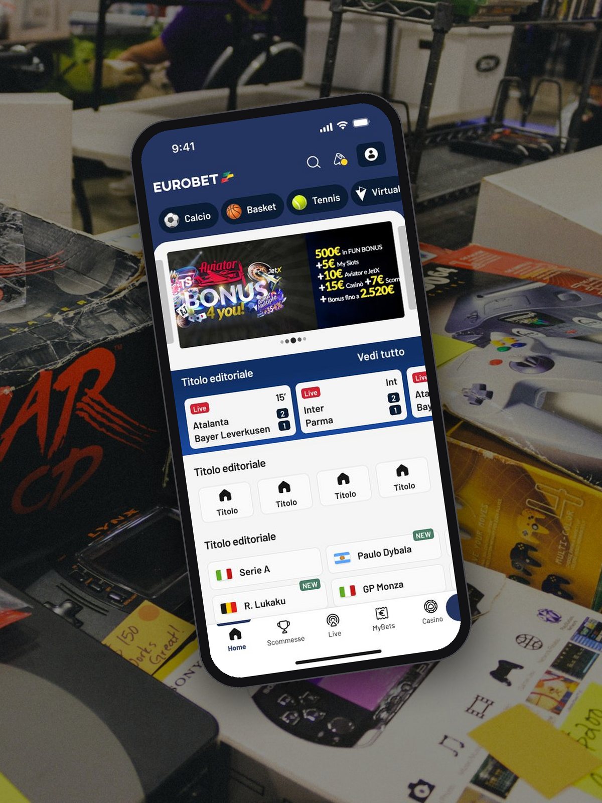 Cross-selling: app Sport